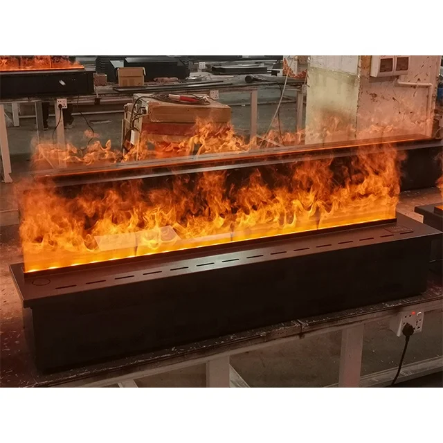 120cm Indoor Electric Fireplaces LED 3D Real Flame App-Controlled Remote Control US Plug Water Vapor Mist Fire Steam Steel Hotel
120cm Indoor Electric Fireplaces LED 3D Real Flame App-Controlled Remote Control US Plug Water Vapor Mist Fire Steam Steel Hotel