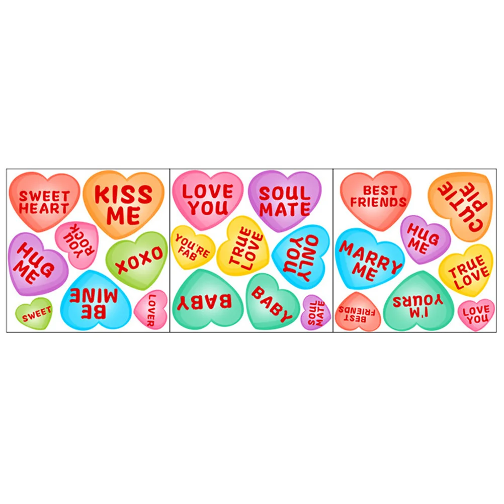 1Set Heart Shaped PVC Stickers Valentine's Day Decorative Love Stickers Motivational Quote Wall Decals Party Home Decor
1Set Heart Shaped PVC Stickers Valentine's Day Decorative Love Stickers Motivational Quote Wall Decals Party Home Decor