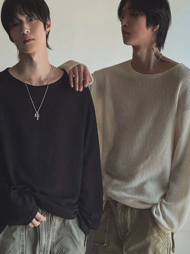 Loose Long Sve Knitted Sweater Large Collar Boyfriend Sle Comfortable Texture Pull over Base irt American Sle Casual...
Loose Long Sve Knitted Sweater Large Collar Boyfriend Sle Comfortable Texture Pull over Base irt American Sle Casual...