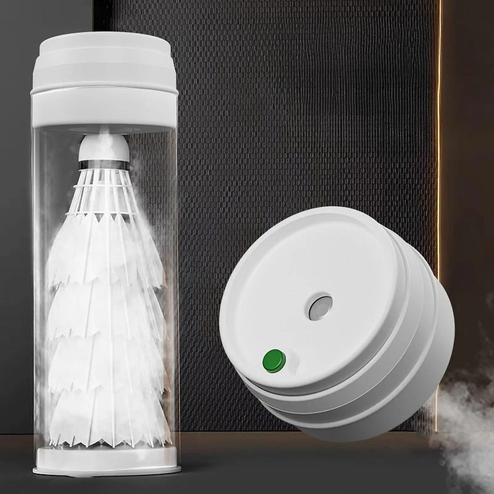 Badminton Balls Steamer Tool Feather Shuttlecock Humidifier for Game Indoor
Badminton Balls Steamer Tool Feather Shuttlecock Humidifier for Game Indoor