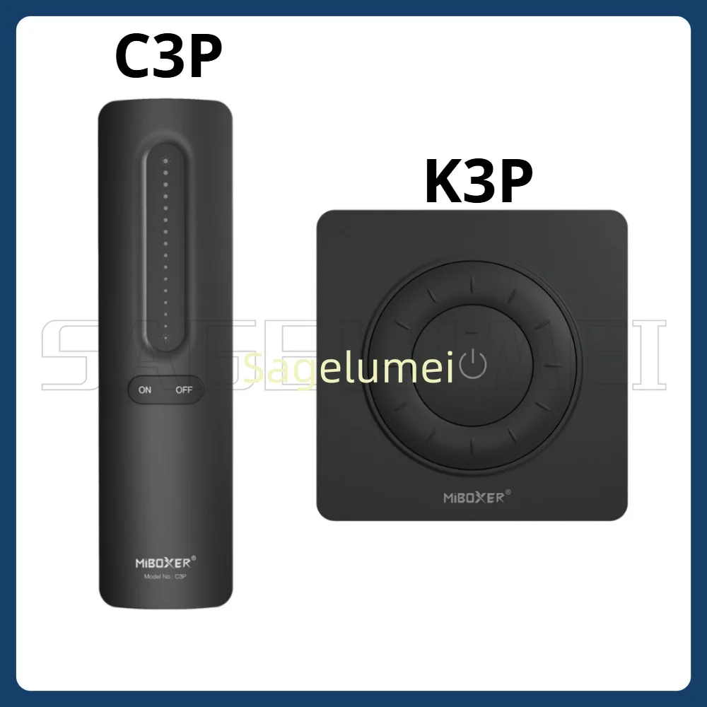 New MiBoxer K3P 2.4GHz RF Rotating Wheel Remote Color Temperature/Brightness Dimmer Panel C3P CCT Adjustable Wireless Controller
New MiBoxer K3P 2.4GHz RF Rotating Wheel Remote Color Temperature/Brightness Dimmer Panel C3P CCT Adjustable Wireless Controller