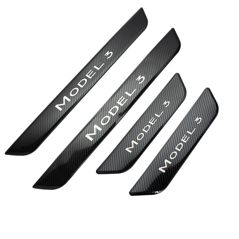 Carbon Fiber Door Sill Protector Stainless Steel Door Sill Decoration Wrap Cover Welcome Pedals for Tesla Model
Carbon Fiber Door Sill Protector Stainless Steel Door Sill Decoration Wrap Cover Welcome Pedals for Tesla Model
