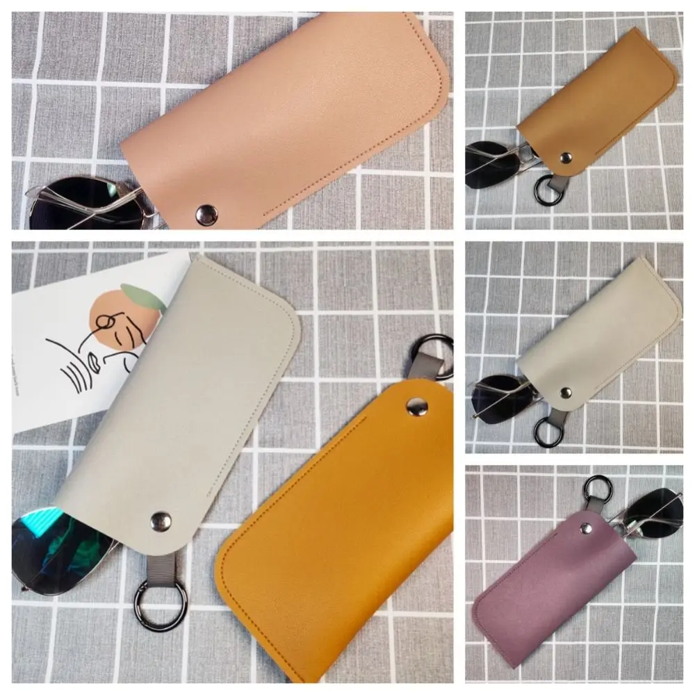 Waterproof PU Leather Glasses Bag Korean Style Glasses Storage Bag Sunglasses Case with Hanging Ring Sunglasses Pouch
Waterproof PU Leather Glasses Bag Korean Style Glasses Storage Bag Sunglasses Case with Hanging Ring Sunglasses Pouch