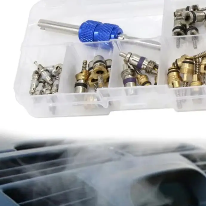 1Set Valve Core Set For R134a AC Valve Core Kit Car Accessories AC Valve Core Removal Tool For Cars Trucks Motorcycles Vehicles
1Set Valve Core Set For R134a AC Valve Core Kit Car Accessories AC Valve Core Removal Tool For Cars Trucks Motorcycles Vehicles