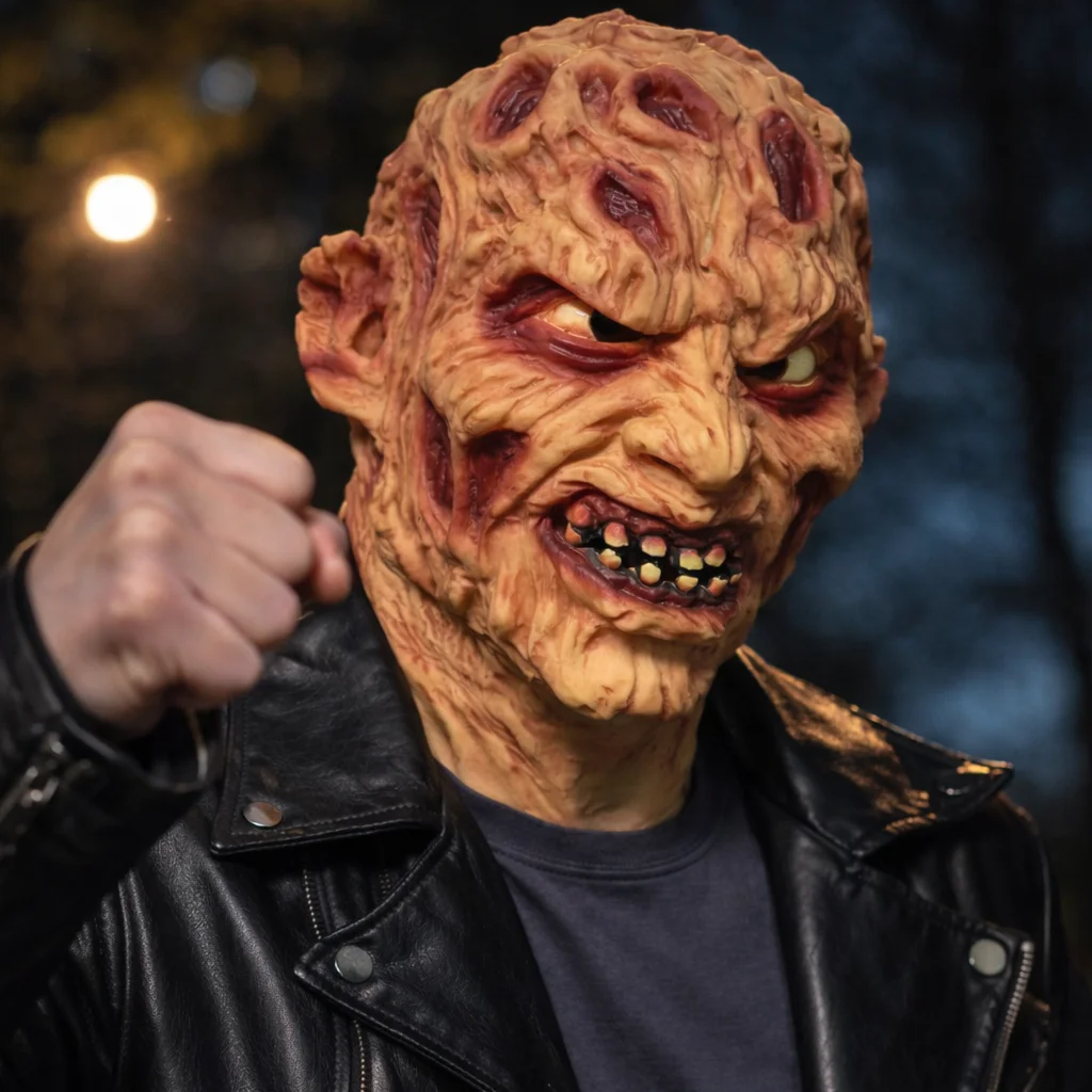 Freddy Style Nightmare Horror Mask Creepy Burn Face Full Head Latex Mask For Halloween Party Haunted House Prank Cosplay
Freddy Style Nightmare Horror Mask Creepy Burn Face Full Head Latex Mask For Halloween Party Haunted House Prank Cosplay