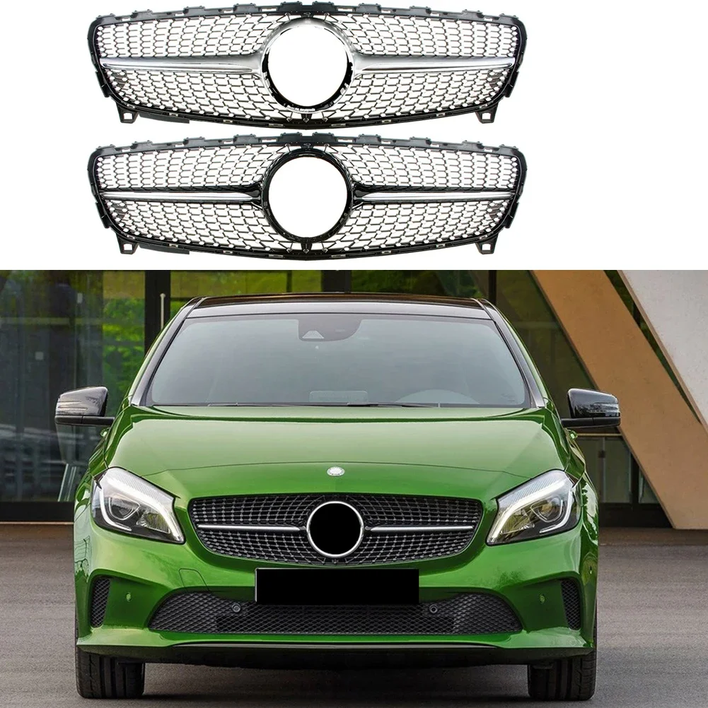 Front Racing Billet Bumper Grille Upper Cover Facelift Grill Fit For Mercedes-Benz W176 A Class 2016 2017 2018 Diamond
Front Racing Billet Bumper Grille Upper Cover Facelift Grill Fit For Mercedes-Benz W176 A Class 2016 2017 2018 Diamond