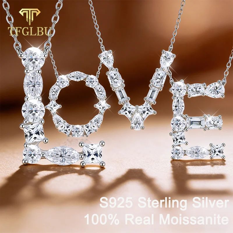 Fashion 26 Letter Man Women's Moissanite Custom Name Necklace S925 Sterling Silver Moissanite Diamond Pendant Necklace Gift
Fashion 26 Letter Man Women's Moissanite Custom Name Necklace S925 Sterling Silver Moissanite Diamond Pendant Necklace Gift