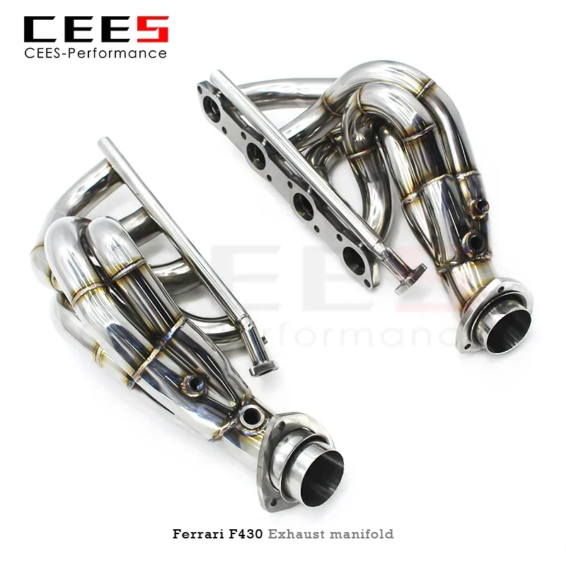 Выпускные коллекторы CEES для Ferrari F430/F430 Spider 4.3L 2005-2011, коллекторы из нержавеющей стали, детали сборки выхлопной системы
Выпускные коллекторы CEES для Ferrari F430/F430 Spider 4.3L 2005-2011, коллекторы из нержавеющей стали, детали сборки выхлопной системы