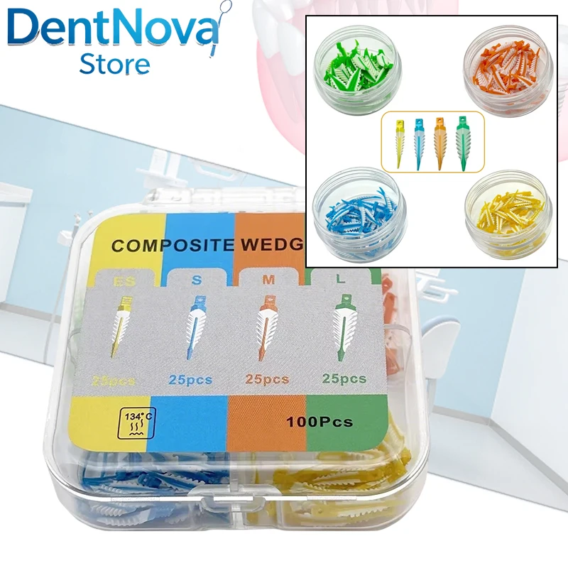 Dental Wedges Kit Silicone Autoclave Safe Matrix Band Adaptive System For Composite Filling Dental Restoration Tool
Dental Wedges Kit Silicone Autoclave Safe Matrix Band Adaptive System For Composite Filling Dental Restoration Tool