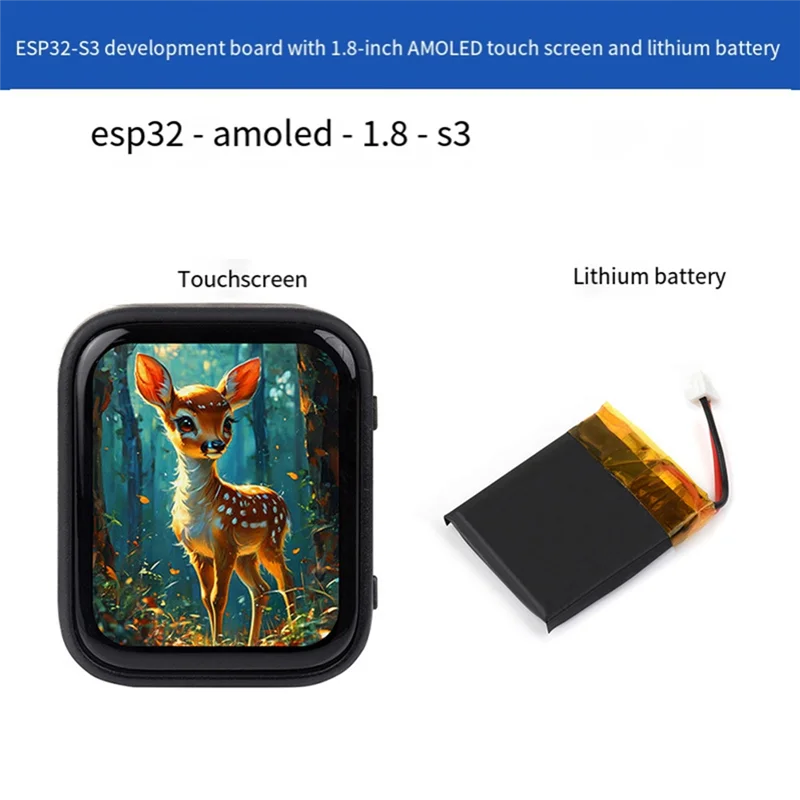 Exquisite-ESP32-S3 Developer's Board With 1.8Inch AMOLED Touch Display, 32-Bit LX7 Dual-Core, And 368X448 Screen Resolution
Exquisite-ESP32-S3 Developer's Board With 1.8Inch AMOLED Touch Display, 32-Bit LX7 Dual-Core, And 368X448 Screen Resolution