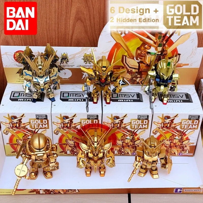 Hot Original Qmsv Gundam Blind Box Gold Team Mini Mecha Collectible Figures 6 Designs 2 Hidden Editions Trendy Toy Festival Gift
Hot Original Qmsv Gundam Blind Box Gold Team Mini Mecha Collectible Figures 6 Designs 2 Hidden Editions Trendy Toy Festival Gift