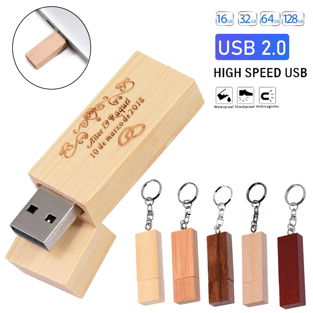 USB Flash Drive Wooden Pen Drive Memory Stick Key Chain Creative Gift 64GB 32GB 16GB 8GB Rectangular Photography USB Stick
USB Flash Drive Wooden Pen Drive Memory Stick Key Chain Creative Gift 64GB 32GB 16GB 8GB Rectangular Photography USB Stick