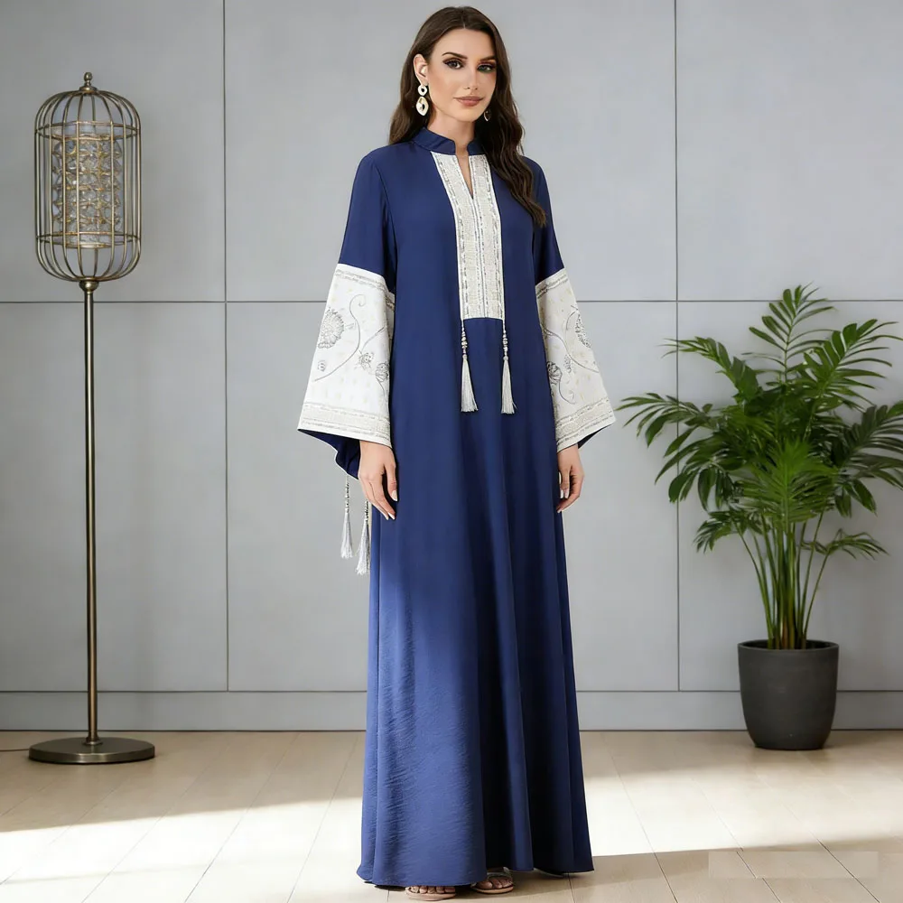 Ид Мубарак Вышивка Кисточка Абая Женское Мусульманское Платье Дубай Кафтан Джеллаба Мароккаин Femme Джалабия Ислам Скромное Длинное Платье Халат
Ид Мубарак Вышивка Кисточка Абая Женское Мусульманское Платье Дубай Кафтан Джеллаба Мароккаин Femme Джалабия Ислам Скромное Длинное Платье Халат