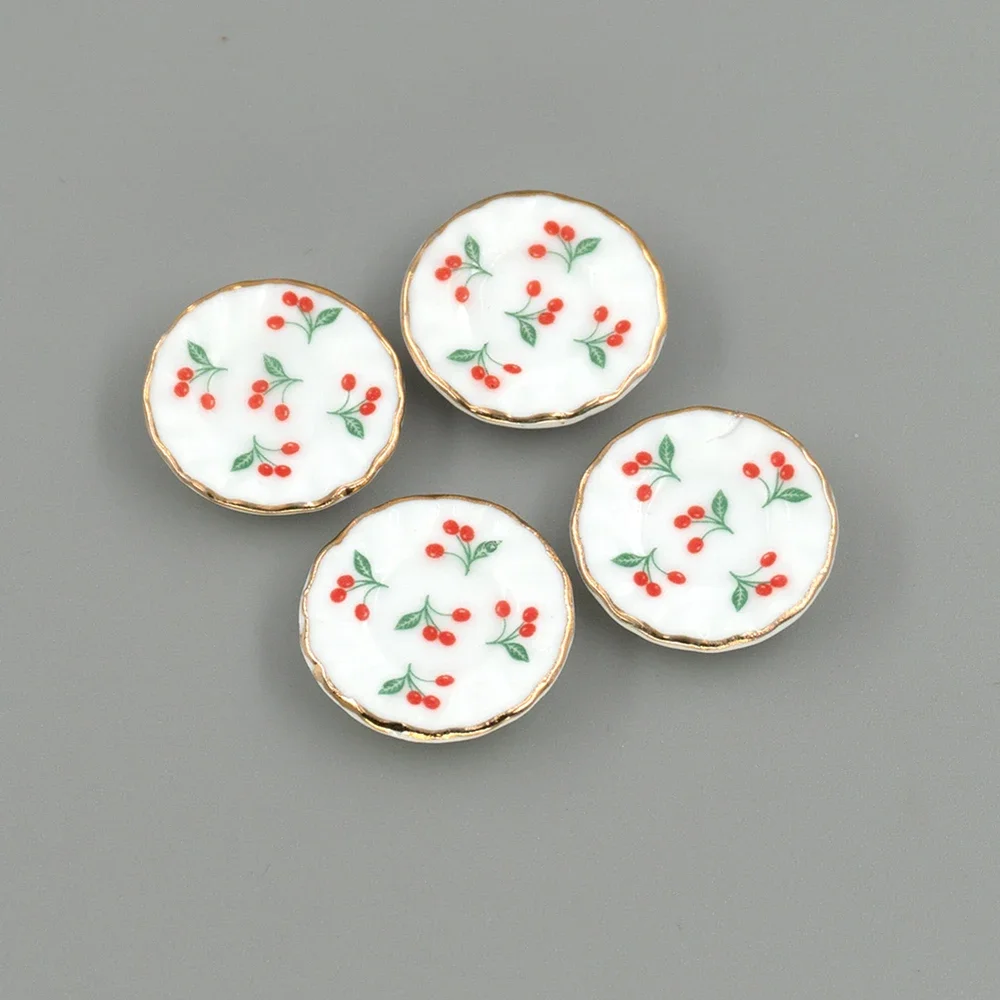 4Pcs 1/12 Doll House Miniature Ceramic Plate Simulation Furniture Model Toys for Mini Decoration Dollhouse Accessories
4Pcs 1/12 Doll House Miniature Ceramic Plate Simulation Furniture Model Toys for Mini Decoration Dollhouse Accessories