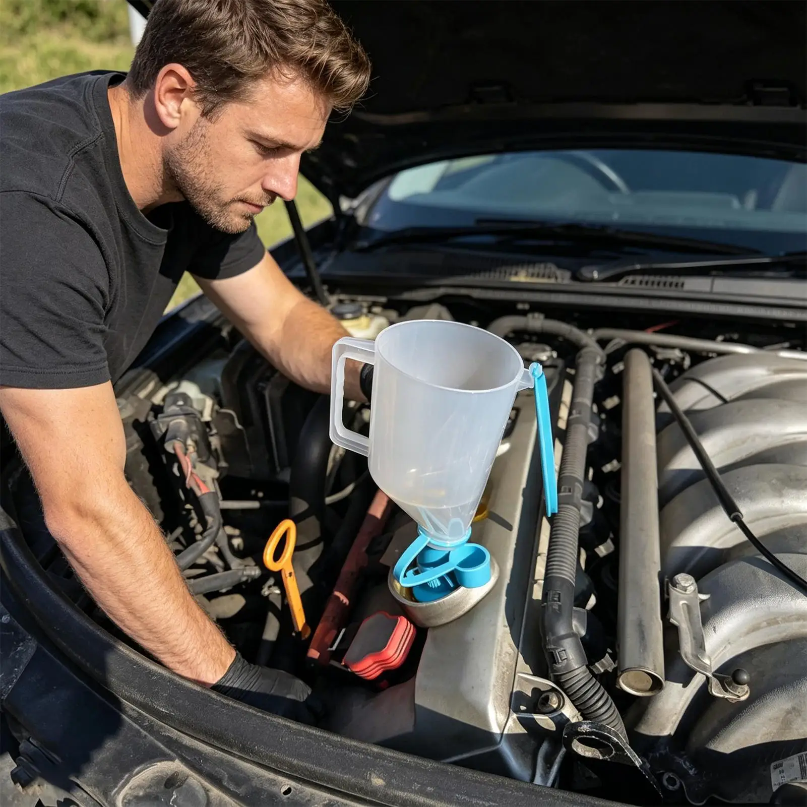 Extra Large Engine Oil Funnel With 12 Adapters Oil Funnel Kit Engine Filter Automotive Funnel Set For Adding Engine Oil
Extra Large Engine Oil Funnel With 12 Adapters Oil Funnel Kit Engine Filter Automotive Funnel Set For Adding Engine Oil