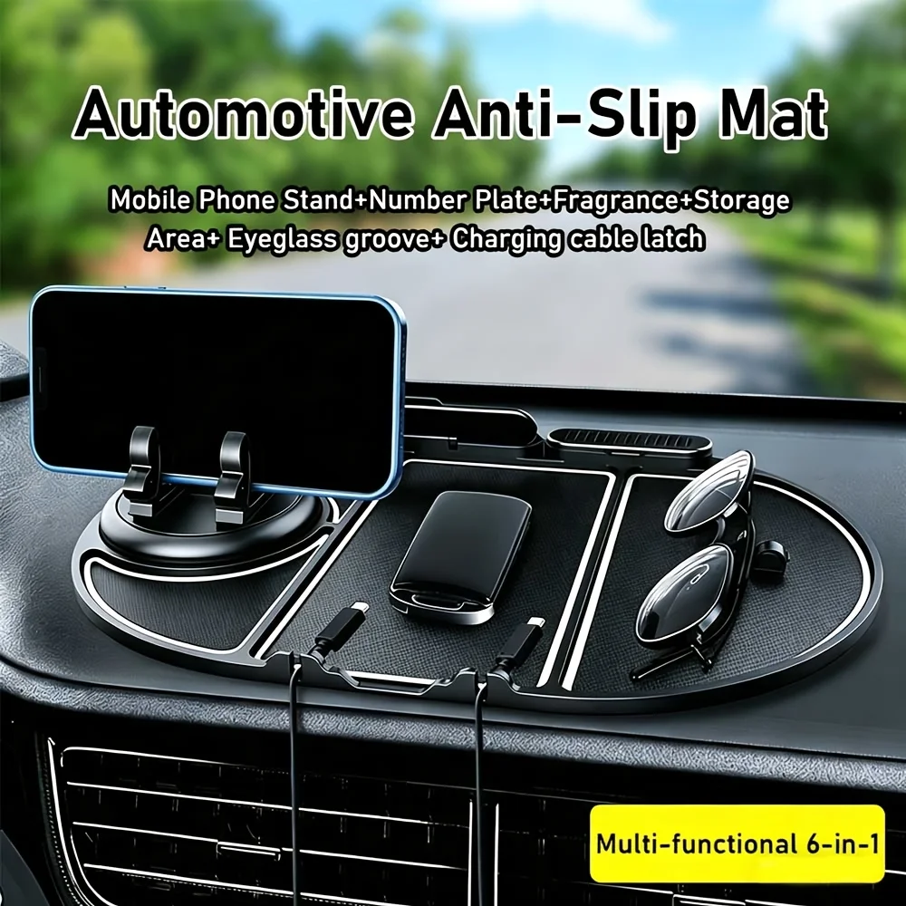 1pc car multifunctional car anti-slip mat mobile phone holder dashboard storage rack glasses holder parking sign car center cons
1pc car multifunctional car anti-slip mat mobile phone holder dashboard storage rack glasses holder parking sign car center cons