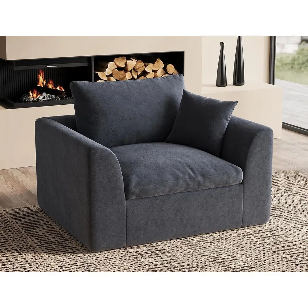 48.6" Single Sofa, Small Boneless Couches for Living Room, Cloud Couch for Bedroom, Office, Grey
48.6" Single Sofa, Small Boneless Couches for Living Room, Cloud Couch for Bedroom, Office, Grey
