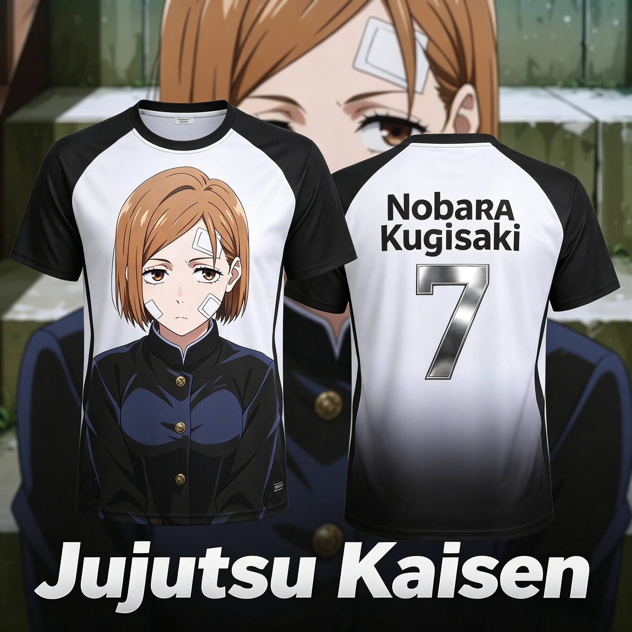 2026 New JUJUTSU KAISEN NO.10 NO.7 Nobara Kugisaki Anime T-Shirt Adult Men's 3D Printed Special Football Jersey T-Shirt Kids Y2k
2026 New JUJUTSU KAISEN NO.10 NO.7 Nobara Kugisaki Anime T-Shirt Adult Men's 3D Printed Special Football Jersey T-Shirt Kids Y2k