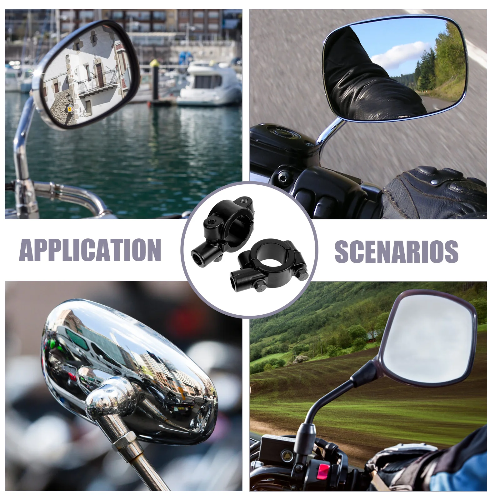 2pcs Mirror Mount Durable Screw Fix Suitable Motorbikes Bike Accessories Rear View Replacement Workmanship Long Use Motorcycle
2pcs Mirror Mount Durable Screw Fix Suitable Motorbikes Bike Accessories Rear View Replacement Workmanship Long Use Motorcycle