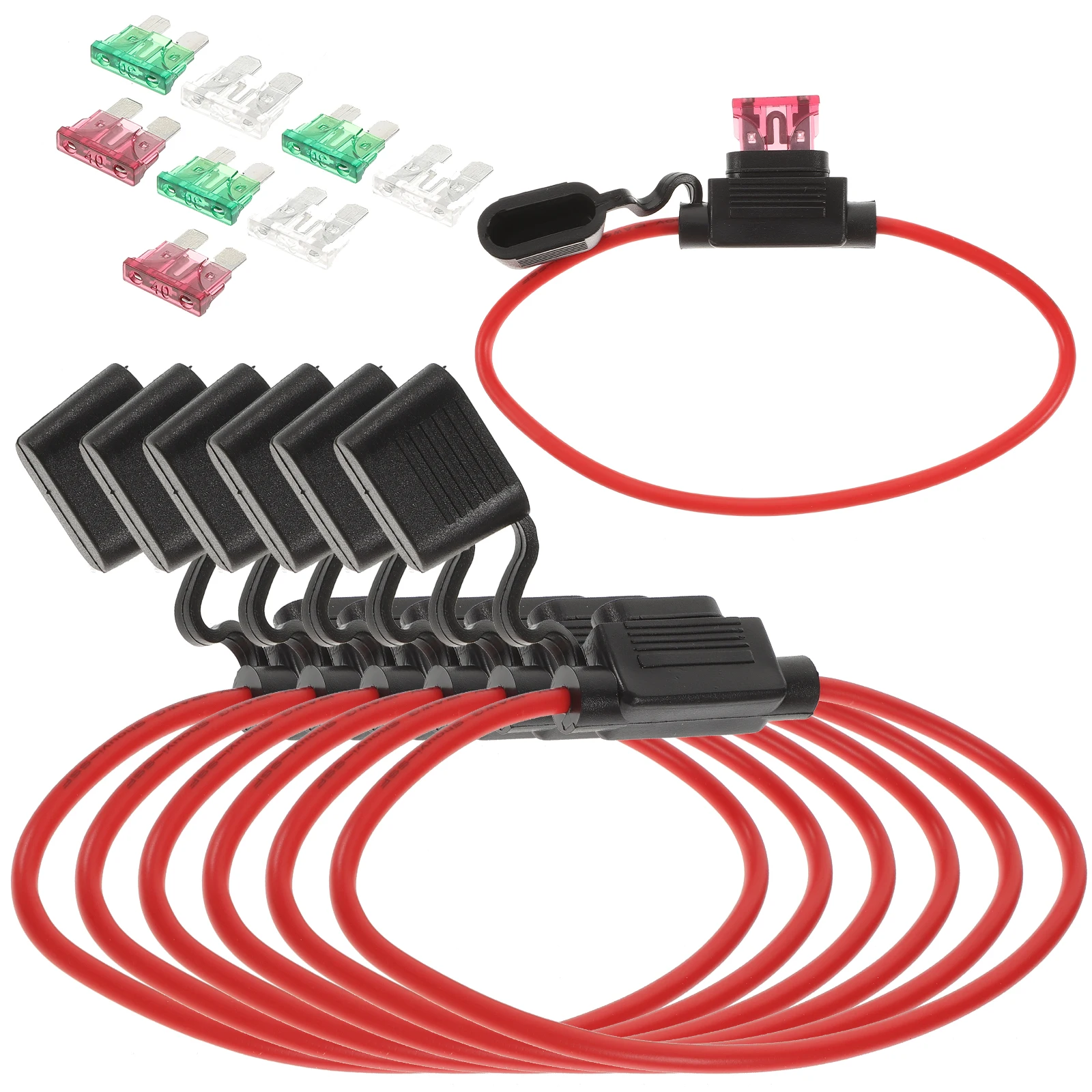Car Inline Blade Fuse Holder ABS Copper Wired Adapter Heavy Duty Fuse Taps Micro Tap Protector Automotive Travel Kit
Car Inline Blade Fuse Holder ABS Copper Wired Adapter Heavy Duty Fuse Taps Micro Tap Protector Automotive Travel Kit