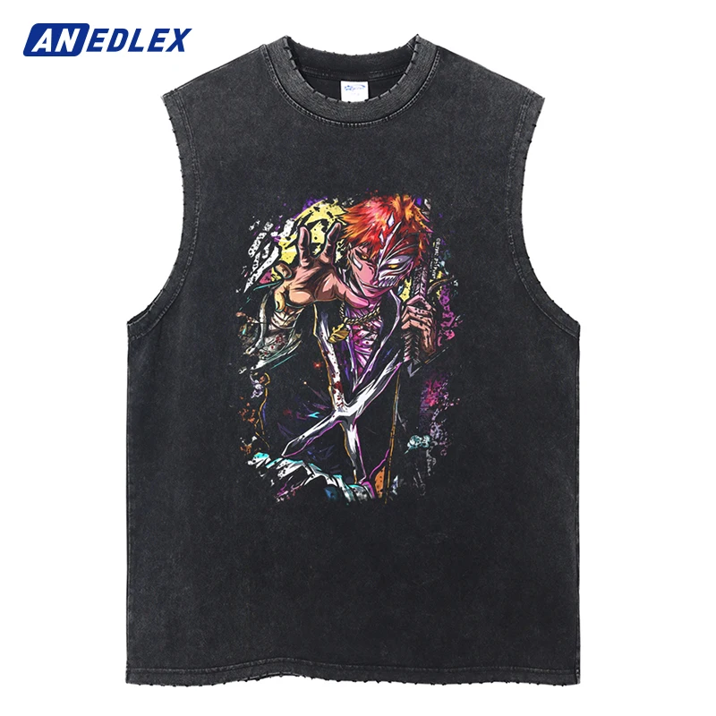 Mens Ripped Washed Tank Top Streetwear Hip Hop Anime Graphic Print Vest Summer Sleeveless Cotton Sports Vest Unisex
Mens Ripped Washed Tank Top Streetwear Hip Hop Anime Graphic Print Vest Summer Sleeveless Cotton Sports Vest Unisex