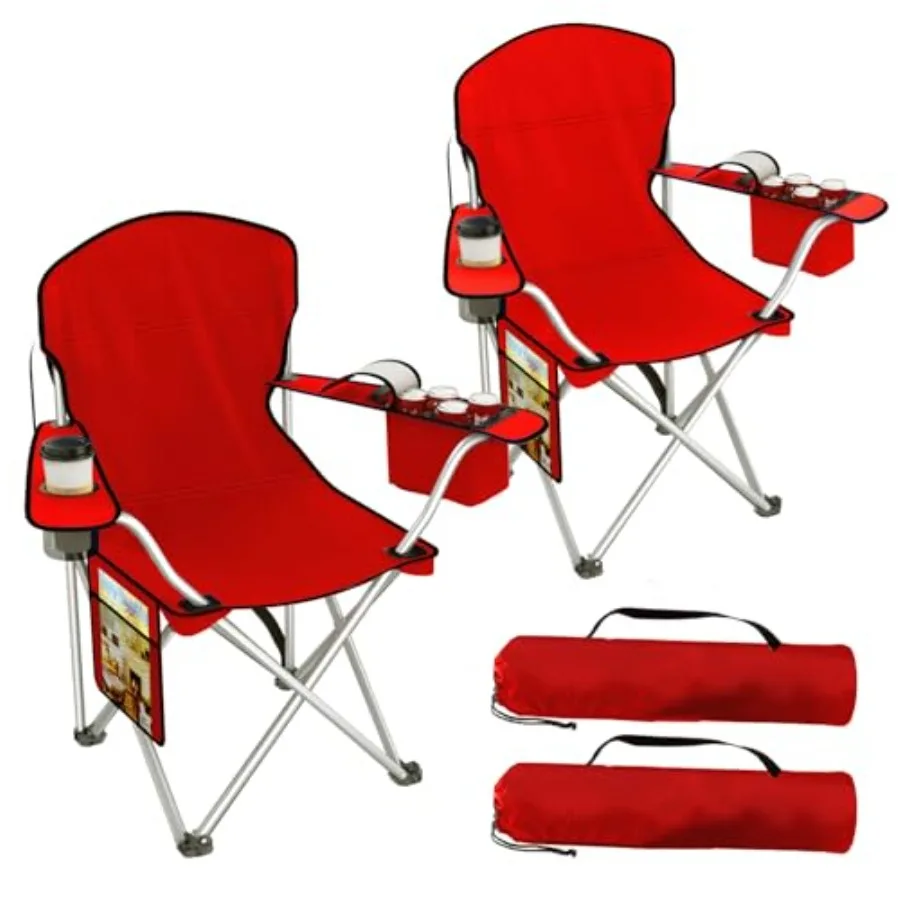 Folding Camping Chairs Durable 600D Ox Portable Outdoor Chair with Cooler Pouch Cup Holder Storage Pocket for Camping Beach Fis
Folding Camping Chairs Durable 600D Ox Portable Outdoor Chair with Cooler Pouch Cup Holder Storage Pocket for Camping Beach Fis