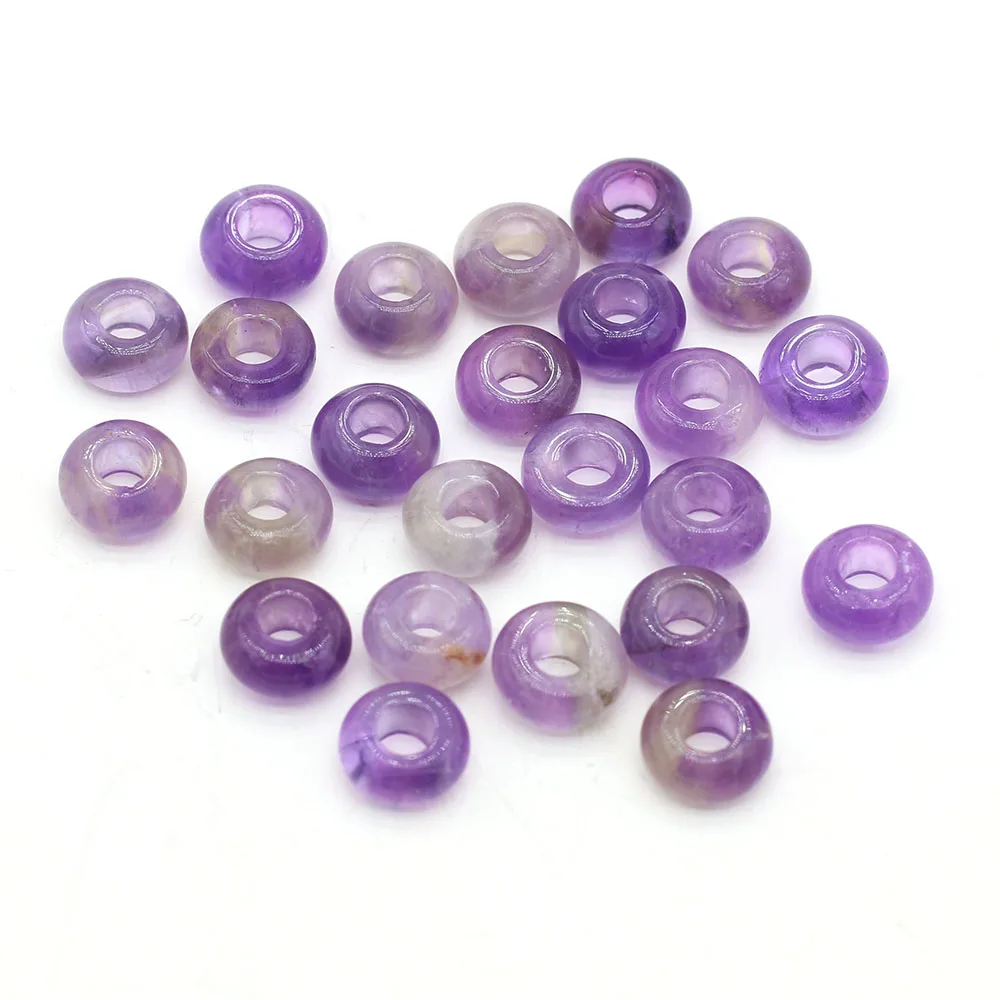 10pcs/pack Natural Semi-precious Stone Abacus Shaped Large Hole Beads Amethysts Beads for Jewelry Making DIY Necklace Bracelet
10pcs/pack Natural Semi-precious Stone Abacus Shaped Large Hole Beads Amethysts Beads for Jewelry Making DIY Necklace Bracelet