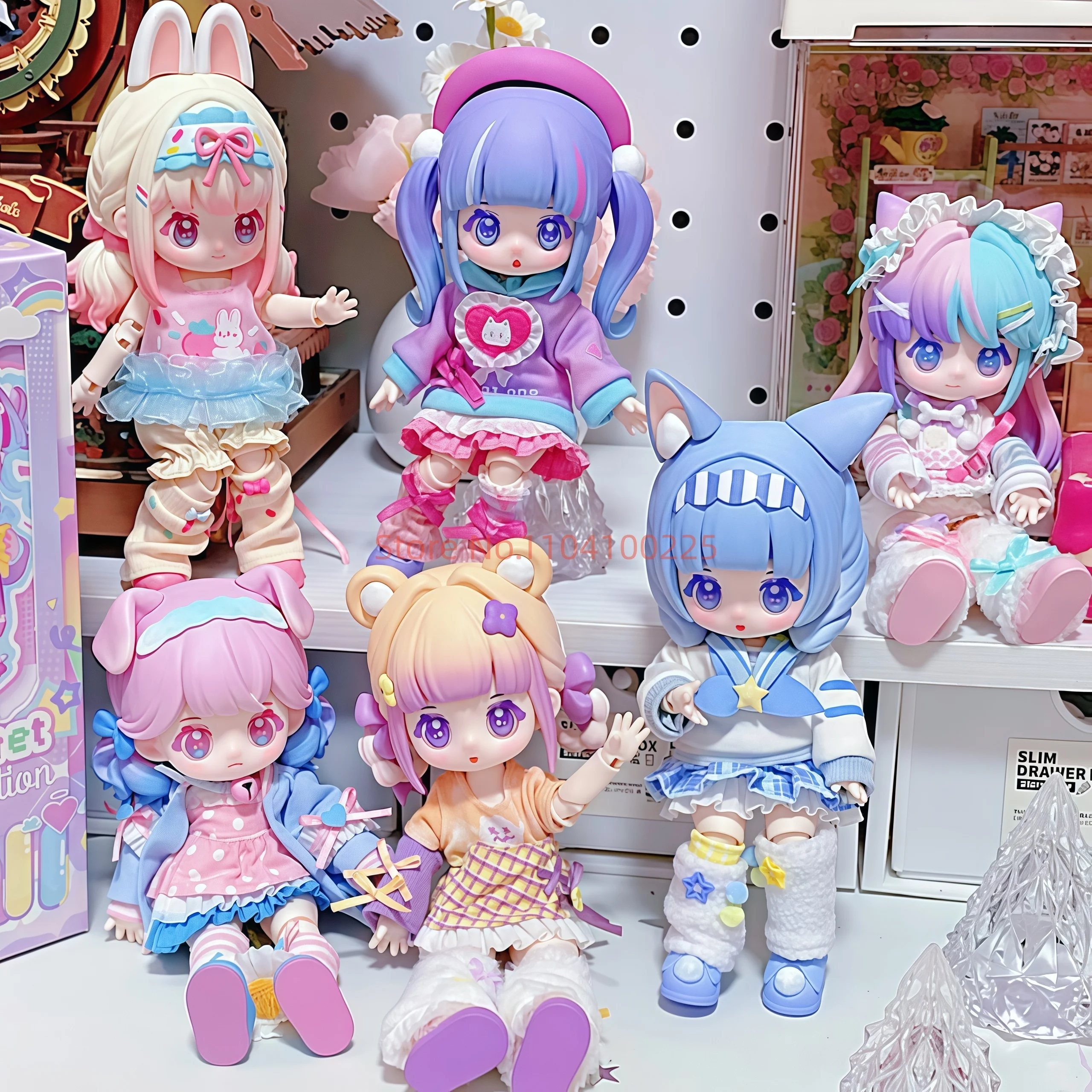 Коллекционная фигурка Nyzaii Sweet Fantasy Series 1/12 BJD: Загадочная коробка-сюрприз, милая аниме-фигурка, модель куклы, мультяшный декор, игрушка, подарок
Коллекционная фигурка Nyzaii Sweet Fantasy Series 1/12 BJD: Загадочная коробка-сюрприз, милая аниме-фигурка, модель куклы, мультяшный декор, игрушка, подарок
