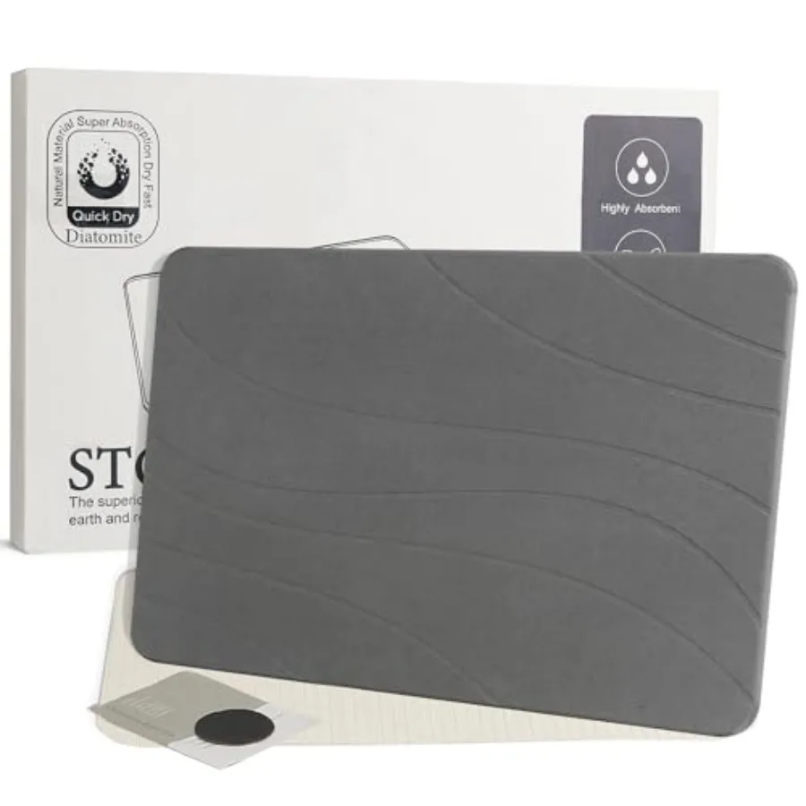 Stone Bath Mat Quick Drying Bath Mat for Bathroom Diatomaceous Earth Mat Quick Dry Shower Mat Fast Absorbent Elegant Design Eas
Stone Bath Mat Quick Drying Bath Mat for Bathroom Diatomaceous Earth Mat Quick Dry Shower Mat Fast Absorbent Elegant Design Eas