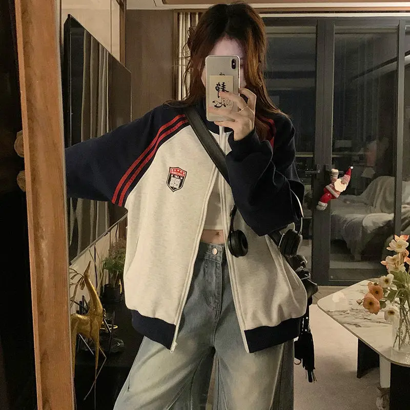 Baseball Jackets Fleece Womens Front Trendy Outwears Ladies Casual Windproof Gothic Support Autumn-Winter Thermal Classic Gentle
Baseball Jackets Fleece Womens Front Trendy Outwears Ladies Casual Windproof Gothic Support Autumn-Winter Thermal Classic Gentle