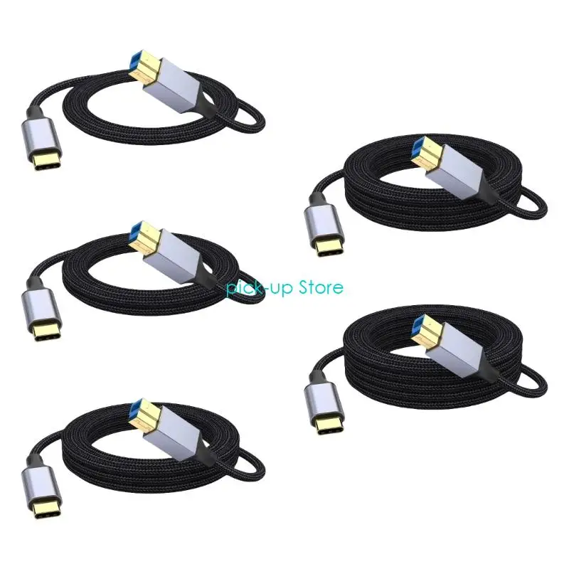Q5WA 5Gbps USB Type C To USB B Cable For Printer Scanners Nylon Braided Cord
Q5WA 5Gbps USB Type C To USB B Cable For Printer Scanners Nylon Braided Cord