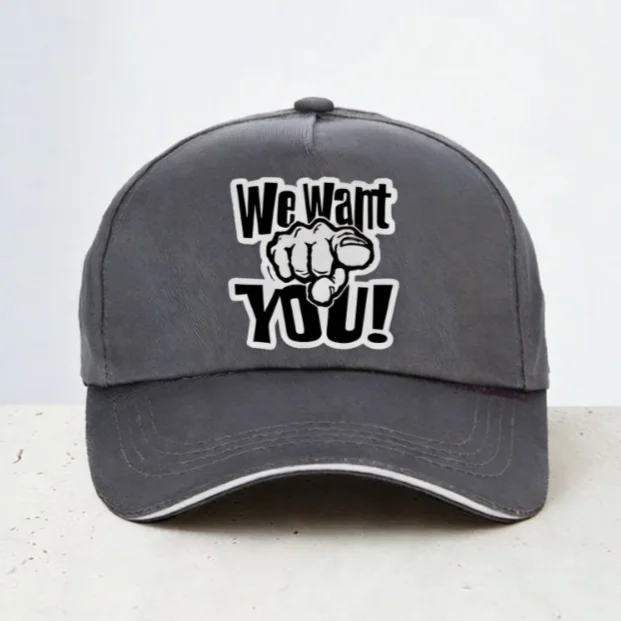 we want you Baseball cap Fashion Swag Aesthetic Unisex hat Gothic adjustable Snapback hats Garros
we want you Baseball cap Fashion Swag Aesthetic Unisex hat Gothic adjustable Snapback hats Garros