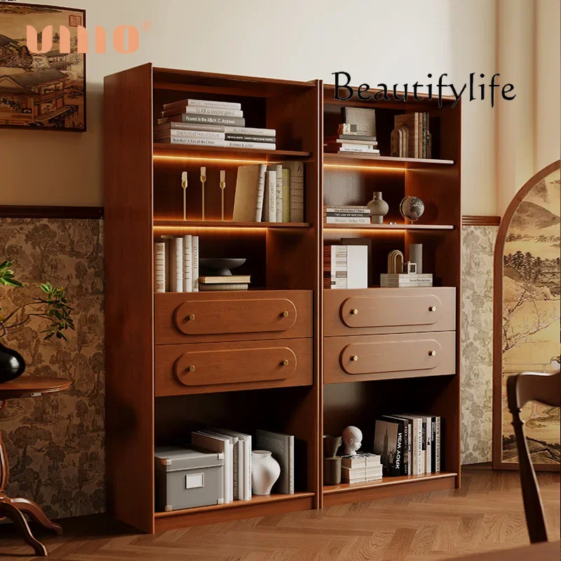 X36 Solid Wood Retro Bookcase Antique Home Floor Rack Living Room Display Cabinet
X36 Solid Wood Retro Bookcase Antique Home Floor Rack Living Room Display Cabinet