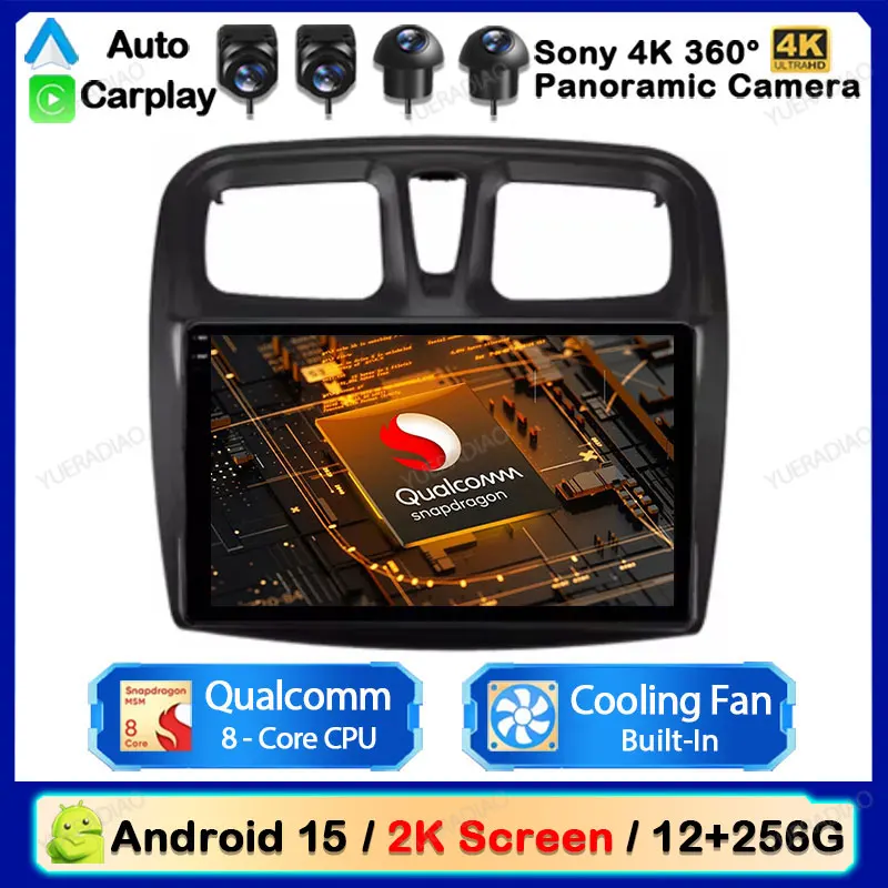 Автомобильный радиоприемник Android 15 для Renault Logan 2 2012-2022 Мультимедийный стерео проигрыватель Viedo 4G LTE 5G WIFI Головное устройство GPS NAVI Carplay BT
Автомобильный радиоприемник Android 15 для Renault Logan 2 2012-2022 Мультимедийный стерео проигрыватель Viedo 4G LTE 5G WIFI Головное устройство GPS NAVI Carplay BT