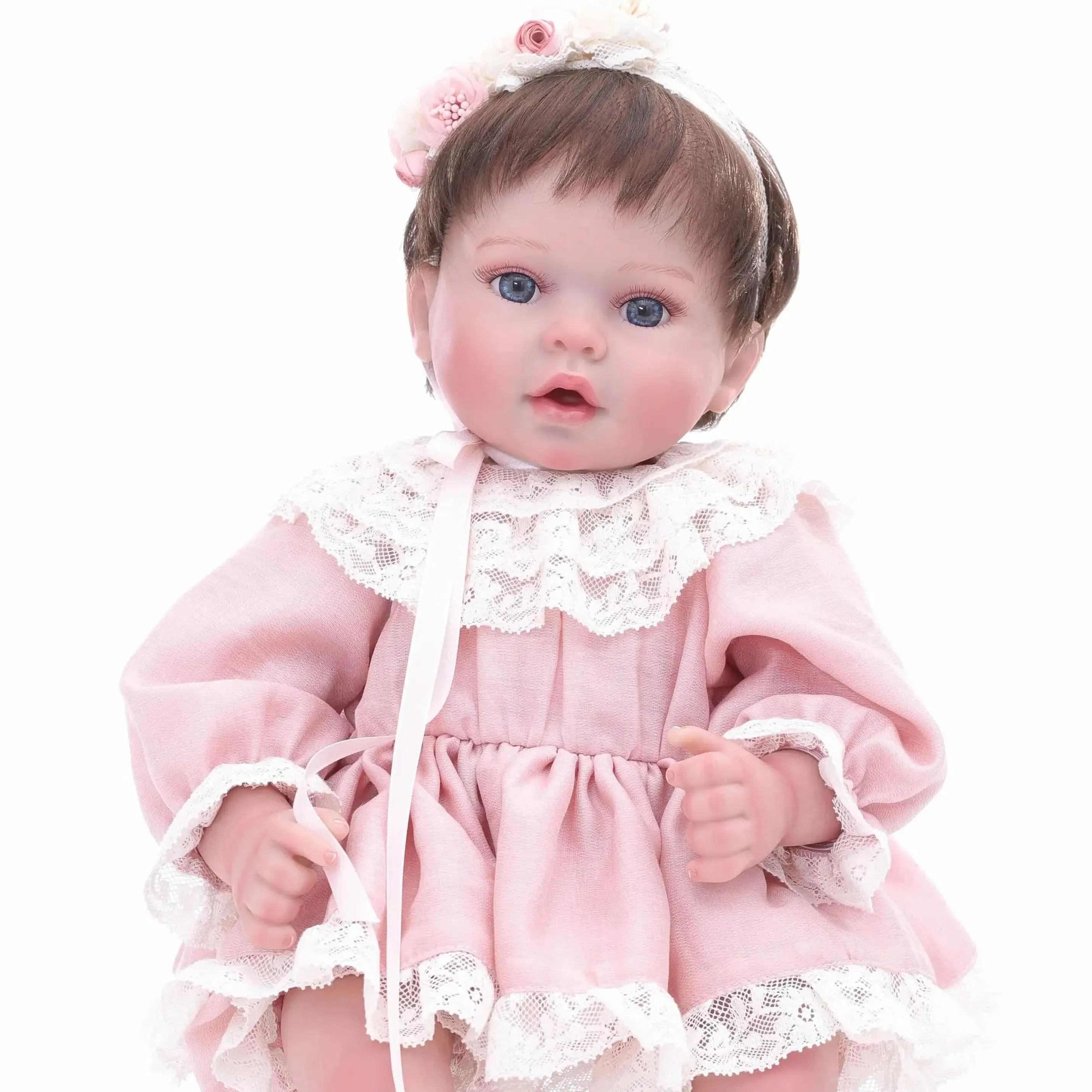 Cloveray 20 inch Original Full Body Vinyl Realistic Reborn Baby Doll Super Vinyl Doll Bring Lamb Doll Handmade Doll Kid Gift
Cloveray 20 inch Original Full Body Vinyl Realistic Reborn Baby Doll Super Vinyl Doll Bring Lamb Doll Handmade Doll Kid Gift