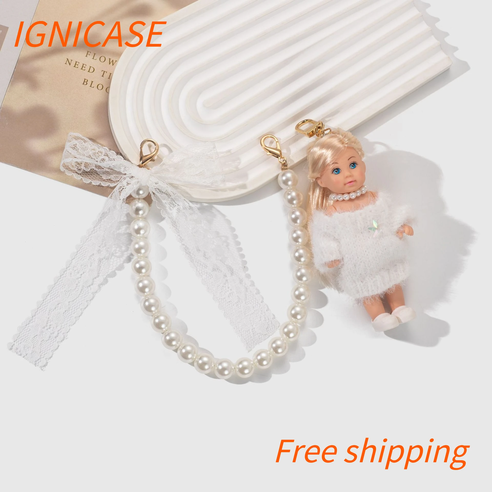 IGNICASE New Cute Sweater Doll Bow Fashionable Exquisite Set Keychain DIY Mobile Phone Bag Decorative Pendant Bag Accessories
IGNICASE New Cute Sweater Doll Bow Fashionable Exquisite Set Keychain DIY Mobile Phone Bag Decorative Pendant Bag Accessories