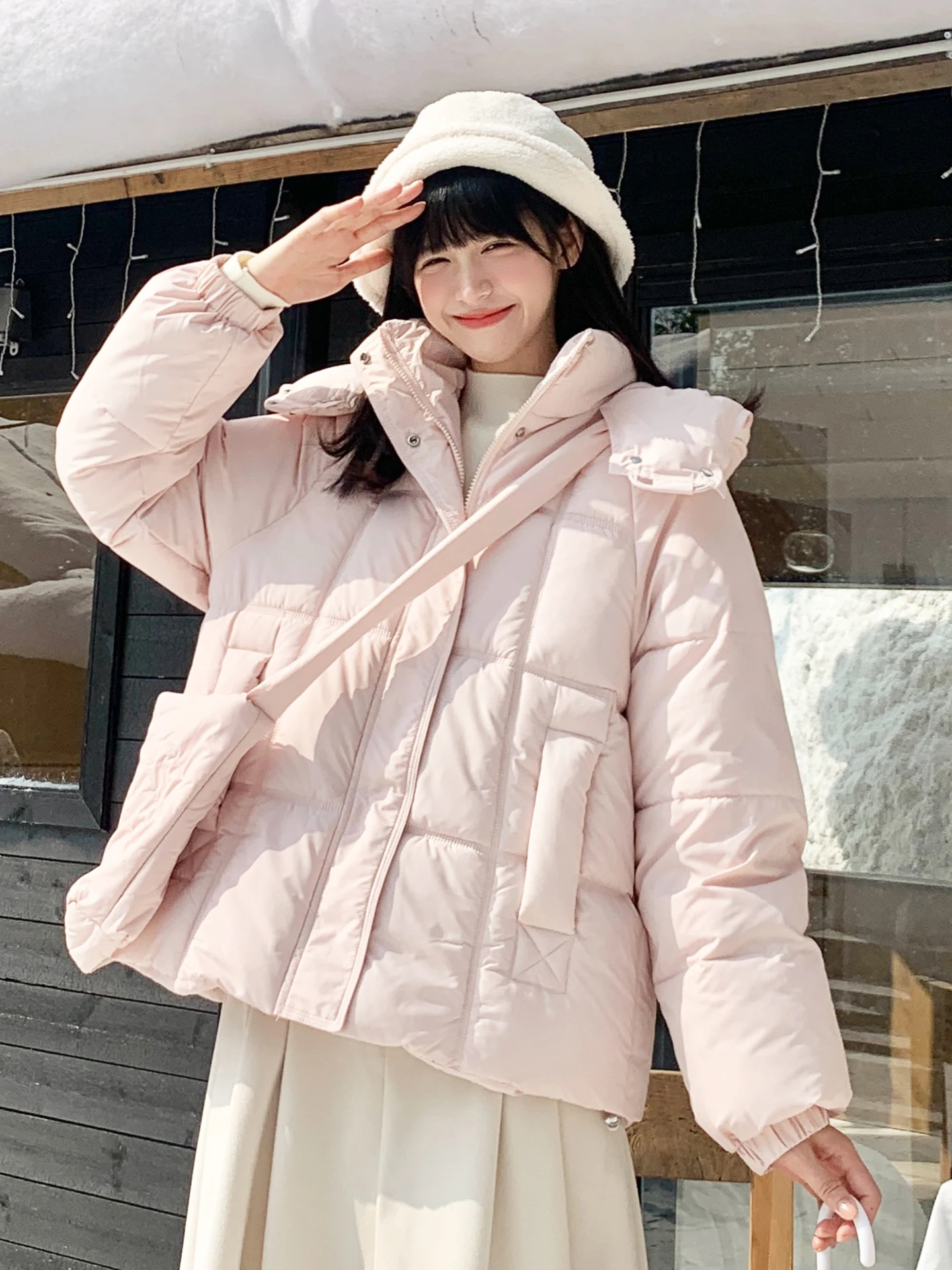 XiaoYu LiangPin ort Thiened Cotton Jaet, женская зимняя верхняя одежда, розовая сумка, одинаковое пальто небольшого размера, милое пальто
XiaoYu LiangPin ort Thiened Cotton Jaet, женская зимняя верхняя одежда, розовая сумка, одинаковое пальто небольшого размера, милое пальто