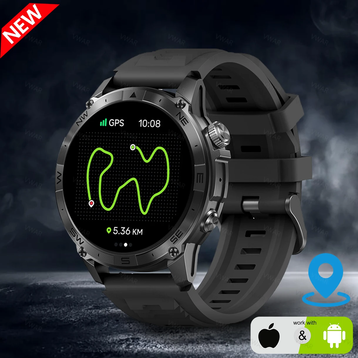 VWAR ACE Premium GPS SmartWatch Ultra for HUAWEI Original HD AMOLED Display Built-in GPS BT Call 5ATM DEEP Waterproof Smartwatch
VWAR ACE Premium GPS SmartWatch Ultra for HUAWEI Original HD AMOLED Display Built-in GPS BT Call 5ATM DEEP Waterproof Smartwatch