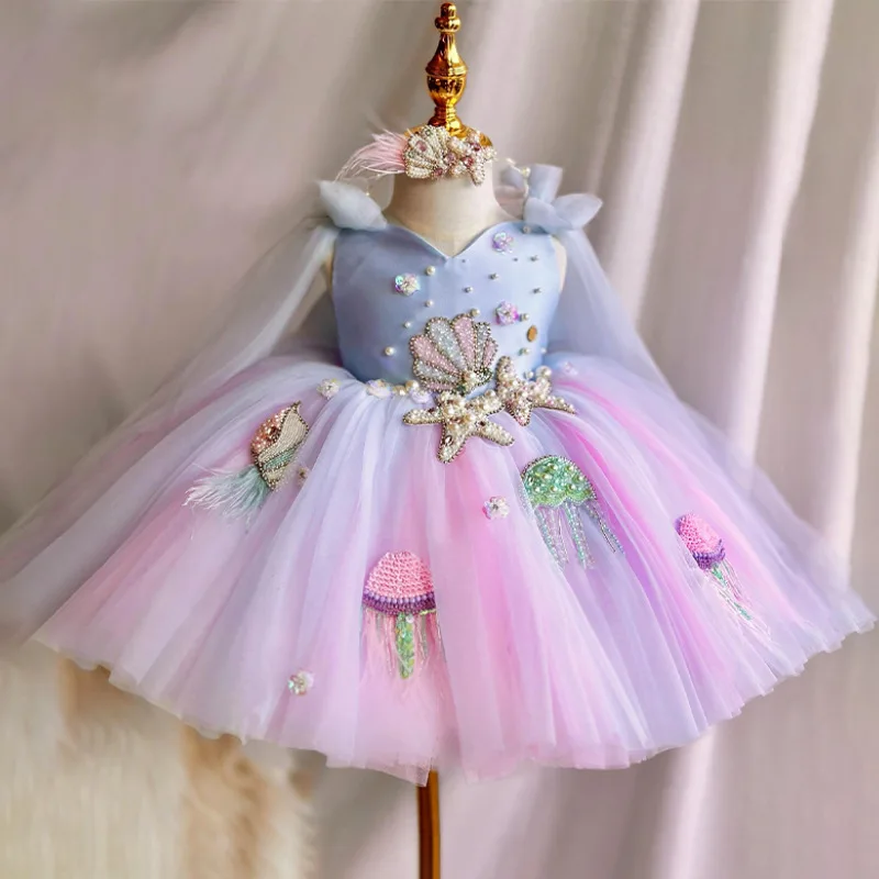 Baby Kids Princess Sequin Tulle Beading Flower Girl Dress Children First Communion Dress Ball Gown Wedding Party Dress Birthday
Baby Kids Princess Sequin Tulle Beading Flower Girl Dress Children First Communion Dress Ball Gown Wedding Party Dress Birthday