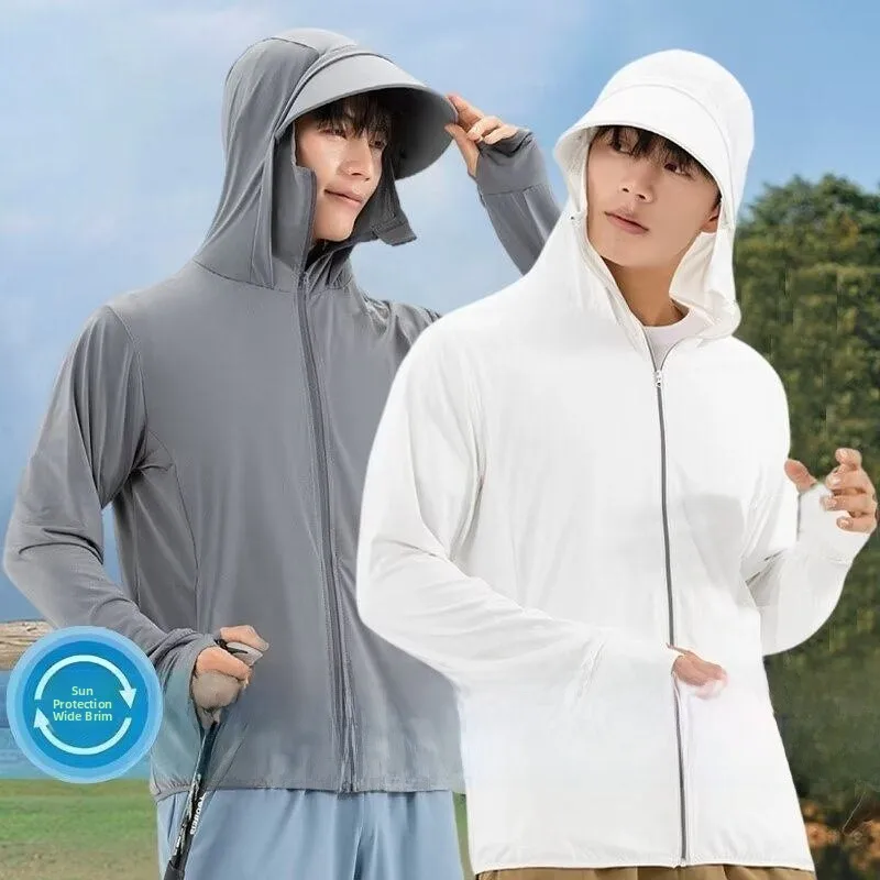 Мужская летняя тонкая спортивная куртка из ледяного шелка с УФ-защитой для активного отдыха и работы, свободного кроя, повседневная
Мужская летняя тонкая спортивная куртка из ледяного шелка с УФ-защитой для активного отдыха и работы, свободного кроя, повседневная