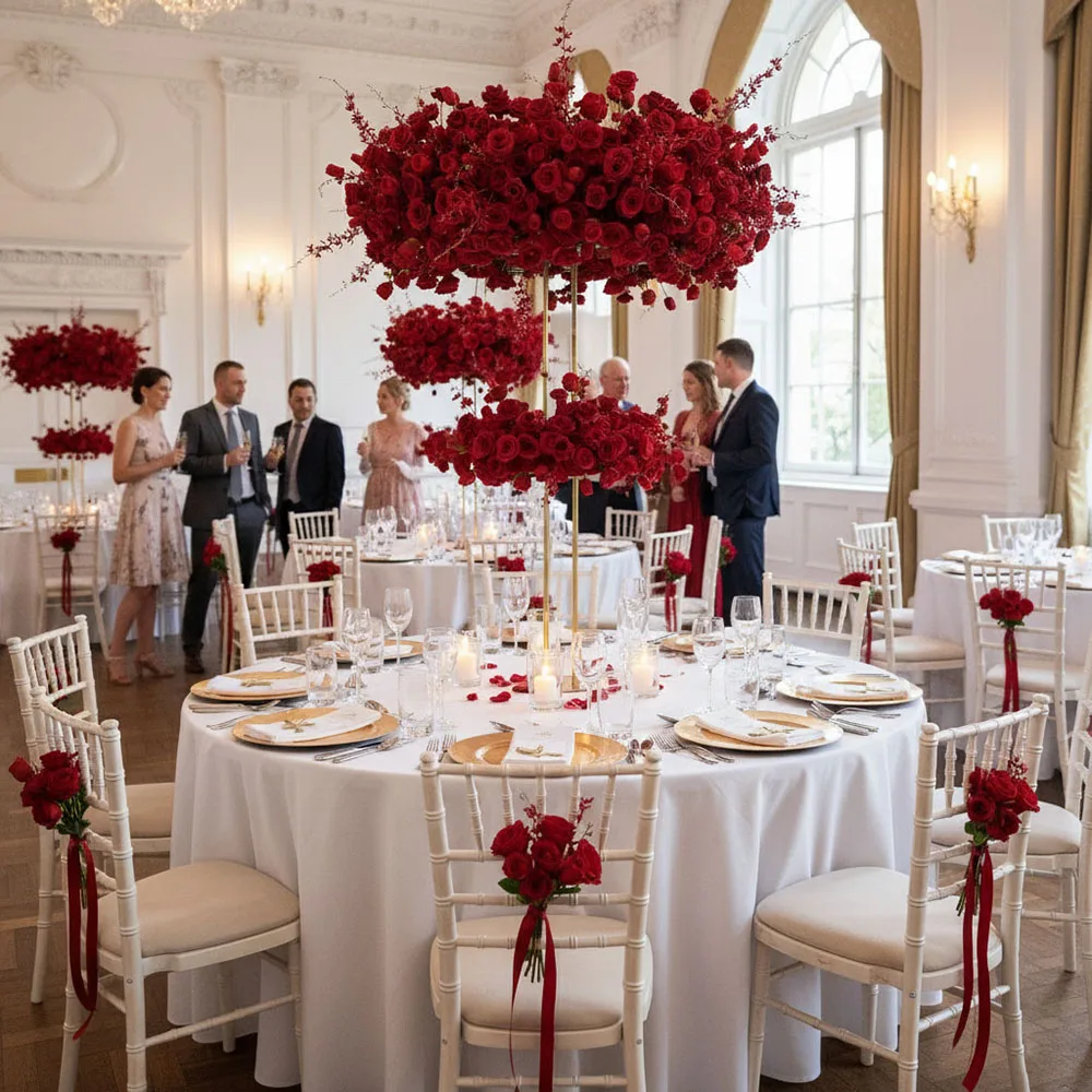 Elegant Wedding Flowers Decorations And Centerpieces Set, Artificial But Real Look, Support Customize
Elegant Wedding Flowers Decorations And Centerpieces Set, Artificial But Real Look, Support Customize