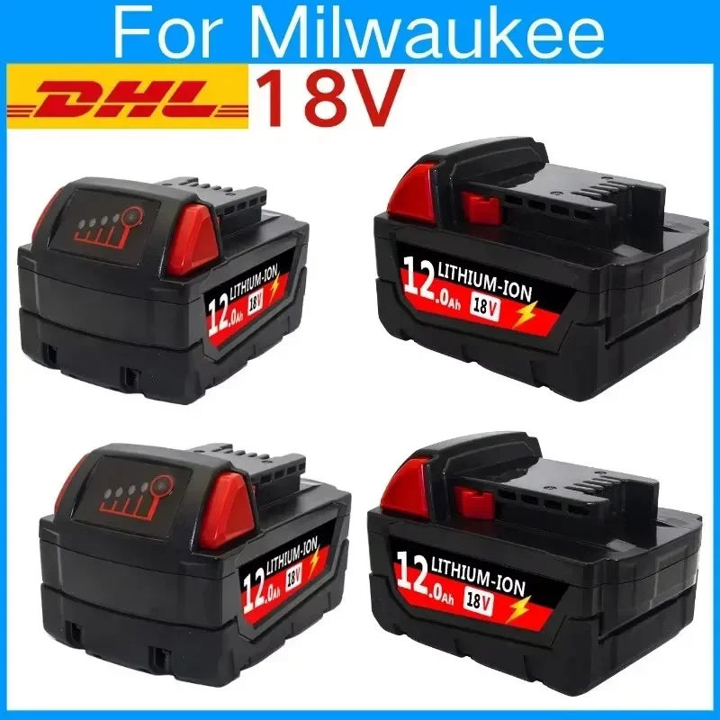 Оригинальный сменный литий-ионный аккумулятор 18 в 1815 Ач для Milwaukee M18, аккумуляторы для электроинструментов 48-11-1850 48-11-1860 48-11-Z50
Оригинальный сменный литий-ионный аккумулятор 18 в 1815 Ач для Milwaukee M18, аккумуляторы для электроинструментов 48-11-1850 48-11-1860 48-11-Z50