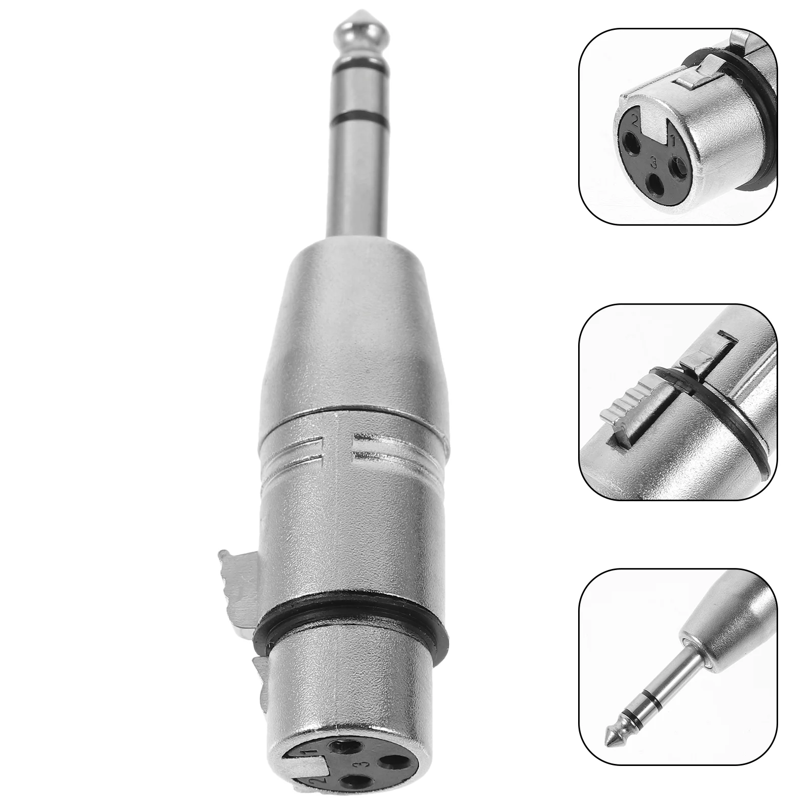 2Pcs Audio Adapter Converter Female to TRS 6 35mm Zinc Alloy Microphone Accessory Audio Converter Female to 1 4 Male
2Pcs Audio Adapter Converter Female to TRS 6 35mm Zinc Alloy Microphone Accessory Audio Converter Female to 1 4 Male