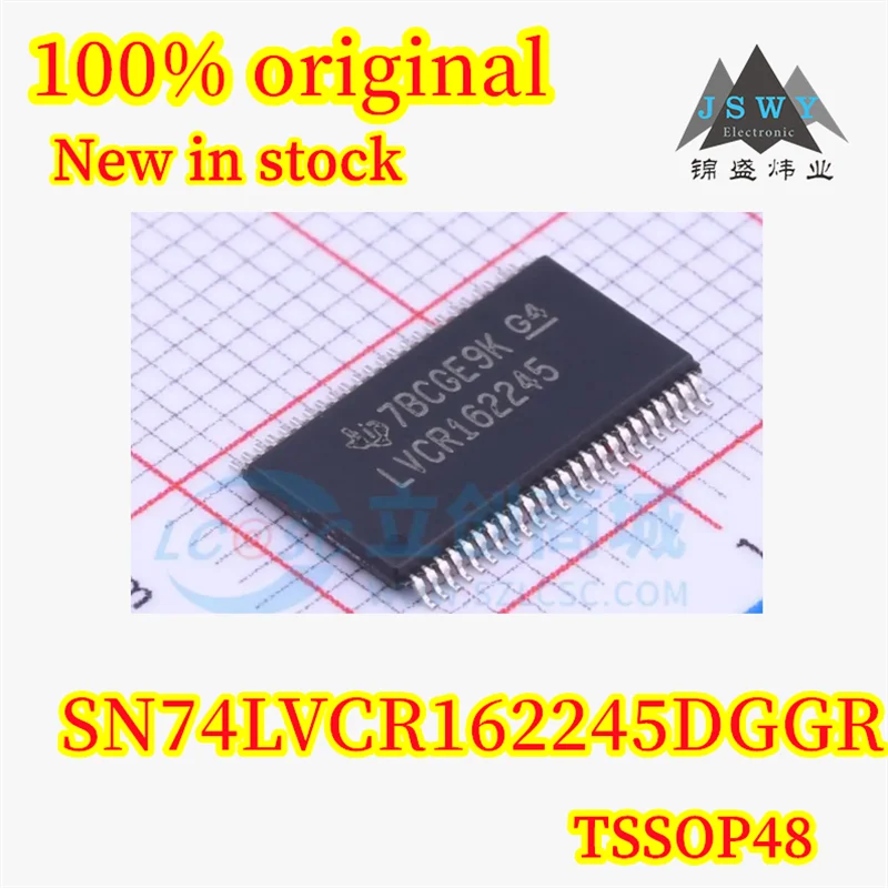 (5/20PCS) SN74LVCR162245DGGR SN74LVCR162245 LVCR162245 TSSOP48 16-bit bidirectional bus transceiver New original spot
(5/20PCS) SN74LVCR162245DGGR SN74LVCR162245 LVCR162245 TSSOP48 16-bit bidirectional bus transceiver New original spot