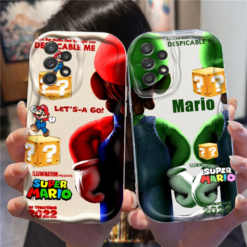 M-Marios Art Popular Cartoon For Samsung A55 A54 A53 A52 A35 A34 A33 A32 A25 A24 A23 A22 A21S A15 A13 A14 5G Wave Oil Funda
M-Marios Art Popular Cartoon For Samsung A55 A54 A53 A52 A35 A34 A33 A32 A25 A24 A23 A22 A21S A15 A13 A14 5G Wave Oil Funda