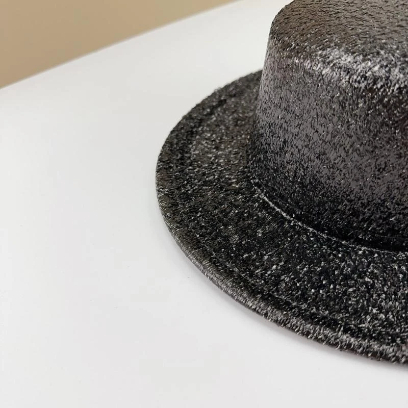 39BD Sparkly Glitter Cap Crystal Club Panama Hat Disco Hat for Actor Actress
39BD Sparkly Glitter Cap Crystal Club Panama Hat Disco Hat for Actor Actress