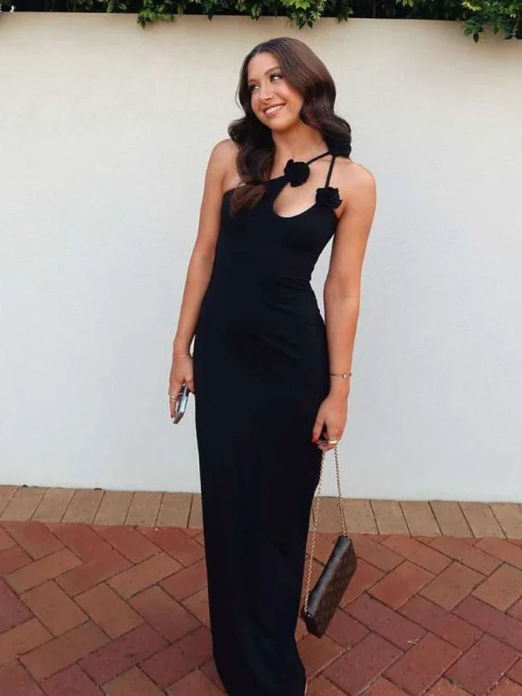 XIZOU Sexy Black Long Maxi Dress Women One Shoulder Flowers Patchwork Summer Bodycon Dress Elegant Party Evening Dresses 2024
XIZOU Sexy Black Long Maxi Dress Women One Shoulder Flowers Patchwork Summer Bodycon Dress Elegant Party Evening Dresses 2024