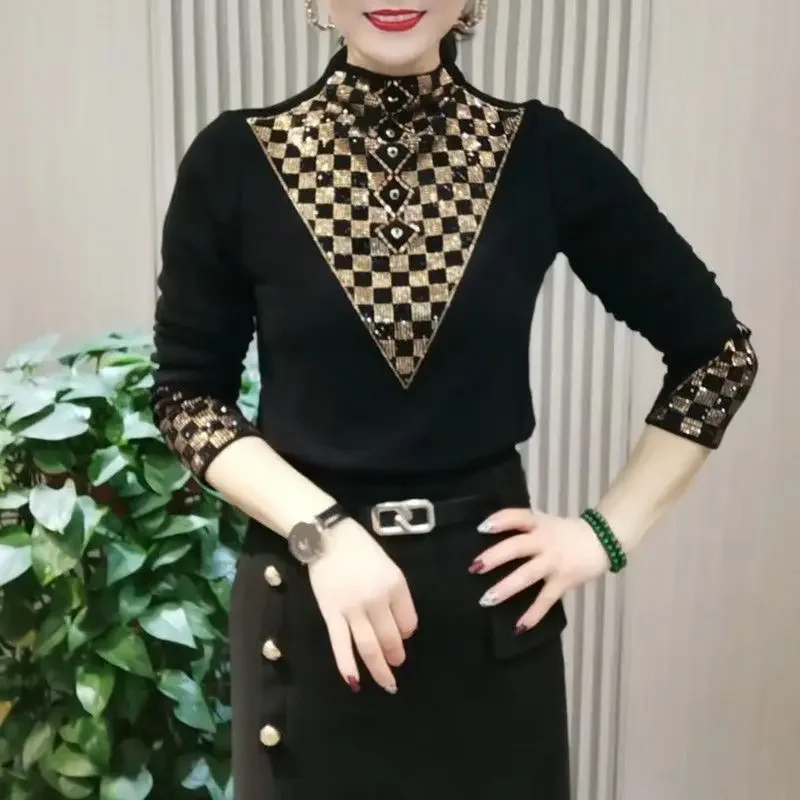 Новая бархатная теплая базовая рубашка на осень и зиму. Модный и стильный утягивающий универсальный топ с длинными рукавами и полувысоким воротником.
Новая бархатная теплая базовая рубашка на осень и зиму. Модный и стильный утягивающий универсальный топ с длинными рукавами и полувысоким воротником.