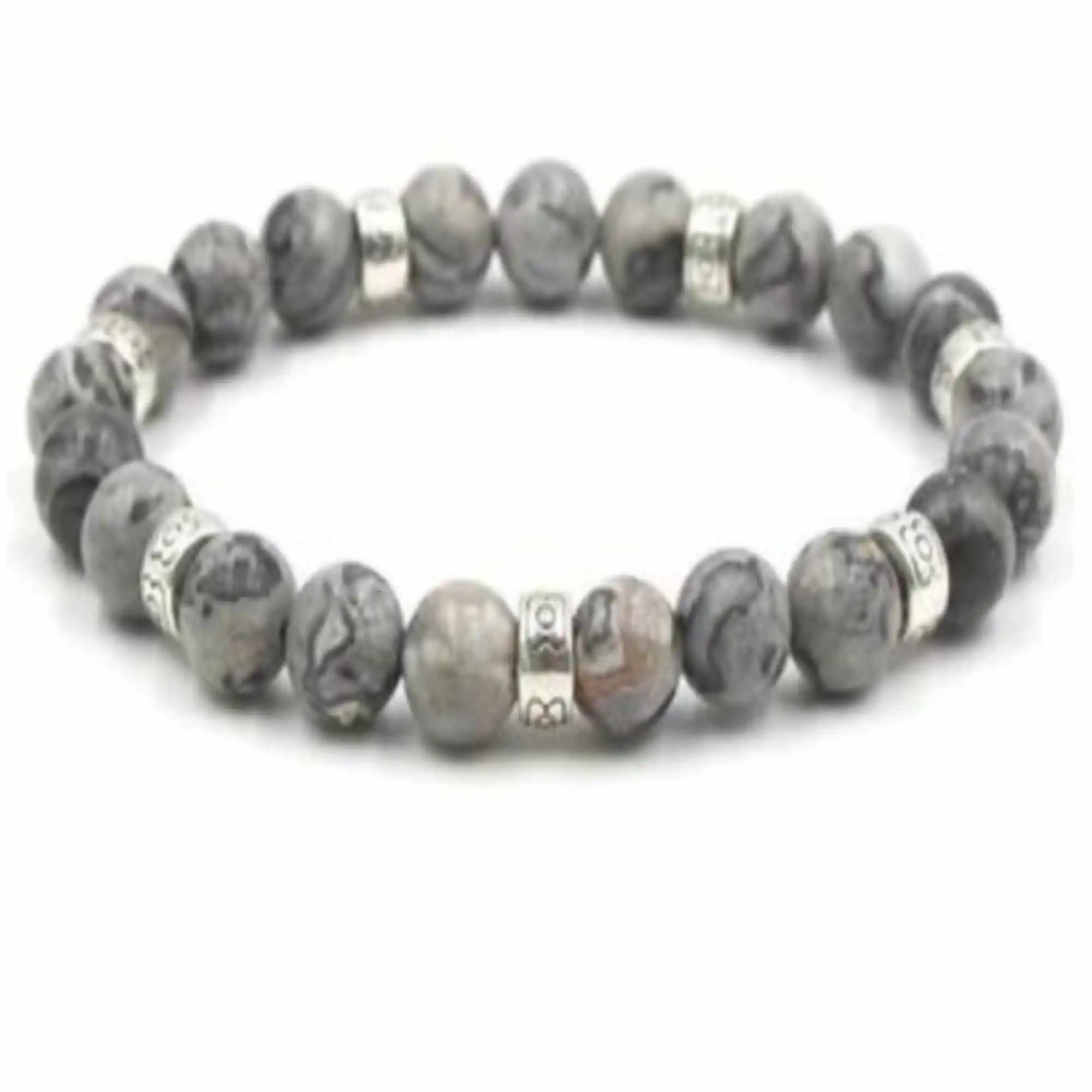 8mm grey natural stone elastic fashionable fatigue yoga bracelet Trendy Unique Link Prayer
8mm grey natural stone elastic fashionable fatigue yoga bracelet Trendy Unique Link Prayer