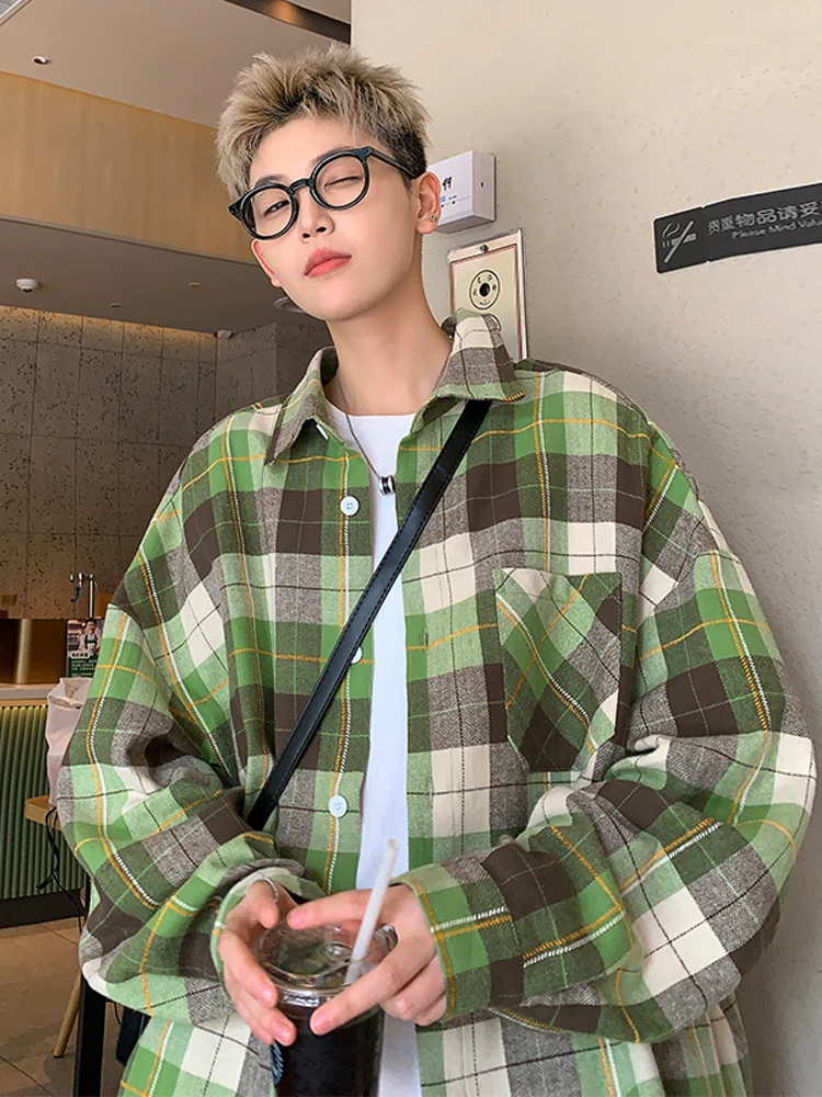 Early Spring Men's Plaid Long Sleeve Shirt Jacket Loose Fit Casual Style American Retro High Sensation Large Size Leisure Shirt
Early Spring Men's Plaid Long Sleeve Shirt Jacket Loose Fit Casual Style American Retro High Sensation Large Size Leisure Shirt